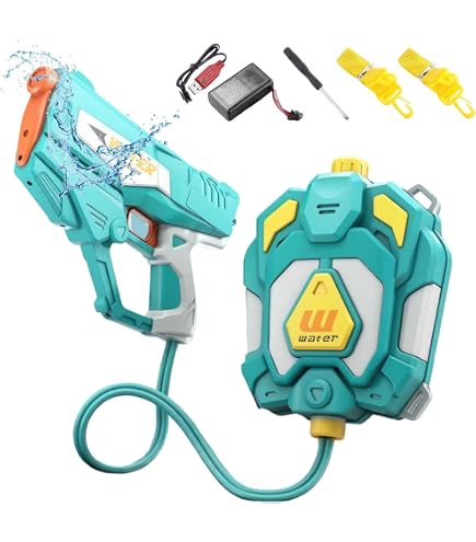 Milisten Fireman Water Backpack Toy For Kids – High-Pressure Water Gun, Adjustable Red Backpack For Pool & Beach Play