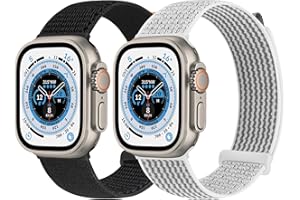RUNOSTRICH Pasek Trail Loop do Apple Watch (49 mm, 45 mm, 44 mm, 42 mm, 41 mm, 40 mm, 38 mm), dla kobiet i mężczyzn, regulowany, sportowy, nylonowy, zamienny pasek do iWatch Ultra serii 8/7/6/SE/5/4/3/2/1