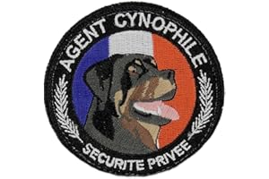 DMB PRODUCTS Écusson rond Agent Cynophile Rott - Patrol Equipement