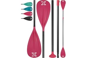 ‎ZLX ZLX SUP Paddel Stand Up Paddle Zubehör, 3 oder 4 Abnehmbaren Teilen, Verstellbares Paddle Board mit Glasfaser Blade Perfekt für Surfen, Schwimmen und Wassersport Vergnügen