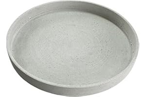 dio only for you Dekoteller, Untersetzer, Dekoschale, Betonoptik, Ø 30cm GRAU. Polyresin, Schmuckschale, Moderne Schale, Steinoptik, Wohnaccessoire Betonschale
