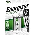 Energizer rechargeable batteries 9V, Recharge Power Plus, 1 piece