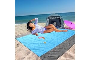 DARENYI Beach Blanket Mat 210 x 200cm Large Waterproof Sandproof Beach Mat Outdoor Picnic Blanket for Travel, Camping, Hiking