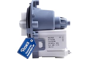 VIOKS Ablaufpumpe Laugenpumpe 40W Ersatz für Askoll M231 XP 290735 290875 AEG Electrolux 53188943574 Abfluss Pumpe mit Schraubenbefestigung Bügeln - Abwasserpumpe Waschmaschine AEG Whirlpool Zanussi