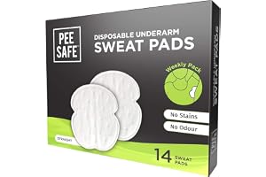 PEESAFE Disposable Underarm Sweat Pads - Straight(14 pads)