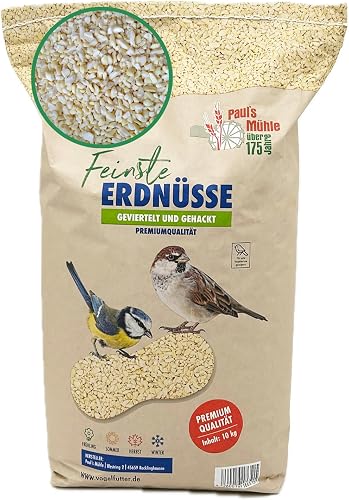 Paul's Mill Peanuts Geviertelt Chopped 10 kg Bag Premium Quality
