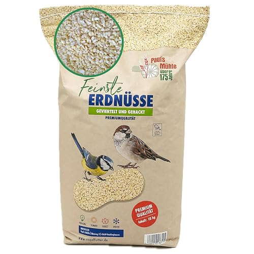 Paul's Mill Peanuts Geviertelt Chopped 10 kg Bag Premium Quality