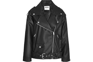 Noisy may Sztuczna skóra — kurtka Kobiety Nmpaulina Oversize Biker Jacket Noos