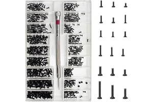 FIZZIX 500 Pcs Small Screws Set – M1.2, M1.4, M2 Micro Screws Kit for Laptop, Watch, Sunglasses, Computer Repair – Durable Repair Tool Kit
