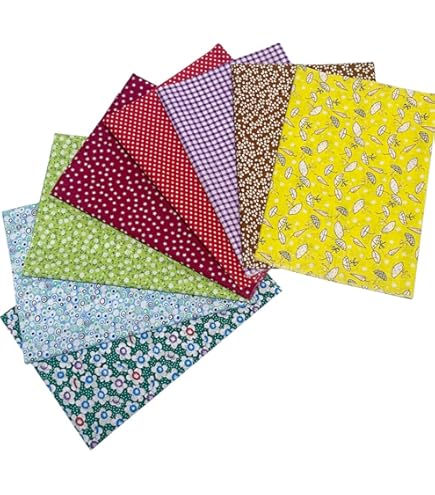 Quilten Stoffreste 50x50 Patchwork Stoffe Chickwin Stoff-Paket