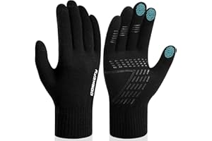‎COSKEFY coskefy Handschuhe Damen Herren Winter Touchscreen Winterhandschuhe Wolle Warm Strickhandschuhe Bequem Fingerhandschuhe Reiten Camping Wandern Arbeit