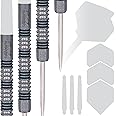 Unicorn Steel Tip Darts Barrels Only | James 'The Machine' Wade Purist Player Development Lab Phase 1 | 90% Natural Tungsten Rumbled Barrels | 20g, 22g or 24g