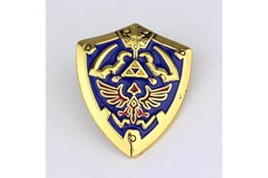 HCMA Nuevo diseñoThe Legend of Zeldas Shield Broche Joyería Broche Joyería Insignia de Metal Broche Fans Regalos
