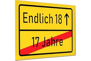 KAVARO 18 Geburtstag Geschenk oder Dekoration - Geschenke zum 18 Geburtstag Mädchen und Jungen