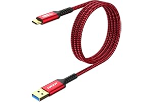 SUNGUY Kabel USB C 1 m, USB 3.1 Gen 2 na C, 10 Gbps, kabel do transmisji danych i kabel do ładowania kompatybilny z systemem Android Auto, Huawei Mate 50 Pro, Samsung Note 20 Ultra / S23 Ultra, Redmi,