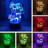 BIRBANN Minec Lamp, Minec Night Light, 3D Lighting Lamp, Smart LED Night Lamp 7 Colours, Birthday Gift