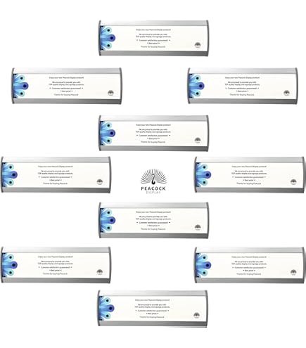 Set Of 5 - Nameplate Holder For Wall Mount