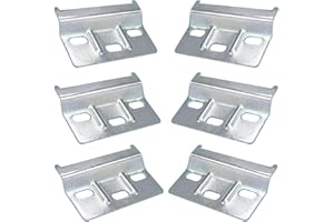 FIBOUND 6 Piezas Soporte de Montaje en Pared para Gabinete de Cocina, Soportes para Gabinetes de Cocina, Placa Muebles Placa Trasera de Fijación, para Placa de Suspensión de Armarios de Montaje en Pared