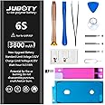 [3800mAh] Battery for iPhone 6S, JUBOTY New Upgraded Li-Polymer Higher Capacity 0 Cycle Battery Replacement for iPhone 6S Model A1633 A1688 A1700 with Complete Professional Repair Tool Kit
