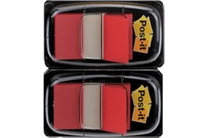 Post-It Segnapagina Adesivi, Rosso, Medium