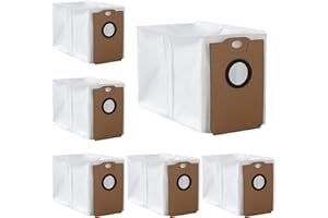 NUANGOO 6 Sacchetti di Ricambio Conga 2299 per aspirapolvere Conga Compatibili con i Modelli Conga 2299-2499-7490-8290, Sacchetto Conga 2299, Ricambi Conga 2499, Capacità 3 Litri
