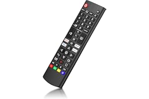 Tobfit Universal LG-fjärrkontroll, ersättande LG-fjärrkontroll för alla LG smarta TV-apparater, utan batteri