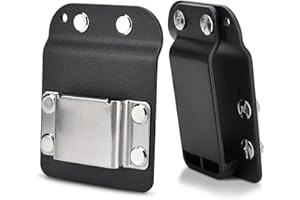 Healvaluefit DrillCatcher-Drill Holder for Tool Belt, Up to 2" Belt, Quick Response Drill Belt Clip, Tool Belt Clip for Drill Compatible with Impact Driver, Nailer and Any Tools with Hangers