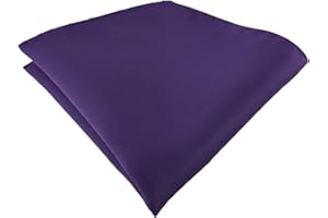 TigerTie Fazzoletto da taschino satinato, tinta unita, in poliestere, dimensioni: 26 x 26 cm