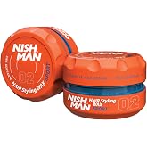 Nishman Sa&ccedil; Şekillendirici Wax 02 Sport, 150 ML | T&uuml;m Sa&ccedil; Tipleri | Ekstra G&uuml;&ccedil;l&uuml;, Islak ve Parlak G&ouml;r&uuml;n&uuml;m