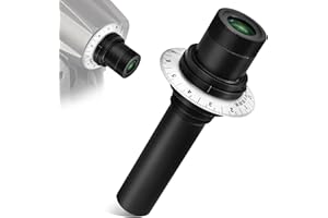 Astromania Polar-Ausrichtungsrohr für EQ-5, Schwarz - Okular-Fokuseinstellung für einen scharfen Fokus auf das Fadenkreuz Schnelles Genießen der nördlichen und südlichen Polarschönheit