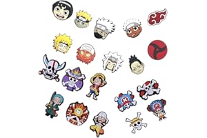 Yoimckay 20 PCS Cartoon Adornos de Zapatos, PVC Shoe Charms, DIY Anime Decoración Zapatos, Accesorios de Decoración de Zapatos, Ecoración Zapatos para Decoración de Sandalias Zuecos para Chico Chica