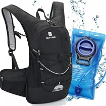 Sac à Dos Hydratation 2L – Vessie FDA, Isolation 4h, Bandes Réfléchissantes, Sifflet, Pour Running, Vélo, Rando