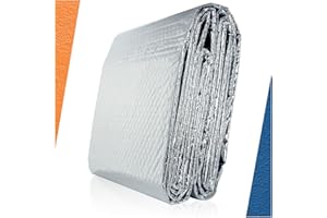 ESINO Radiator Reflector Panels 5m x 0.6m, Bubble Radiator Insulation Foil Reflector, Thick DIY Radiator Foil Reduces Heat Loss for Home Saves Energy