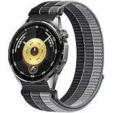 Rongep [Travel Loop] Huawei ile Uyumlu 22mm Kordon GT6/GT6 Pro/GT Runner 2/GT5/GT5 Pro/GT4/GT3/GT3 Pro 46mm i&ccedil;in Naylon Dokum