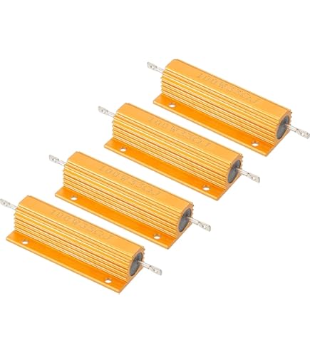 Sourcingmap 50 W 4 Ohm 5% Alluminio Alloggiamento Resistore Vite