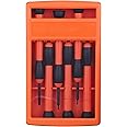 Taparia PSF6 Steel Precision Screw Driver Set (Orange, Pack of 6)