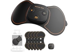 MIUTARMINI Wireless TENS Unit Muscle Stimulator Machine for Pain Relief Therapy, Rechargeable TENS Machine for Pain Management, Portable TENS Device for Back, Shoulder,Pain Relief, 5 Pads (Host*1+Pads*5)