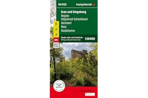Graz und Umgebung, Wander-, Rad- und Freizeitkarte 1:50.000, freytag & berndt, WK 0133: Region Hügelland-Schöcklland - Gleisdorf - Weiz - Raabklamm, ... (freytag & berndt Wander-Rad-Freizeitkarten)