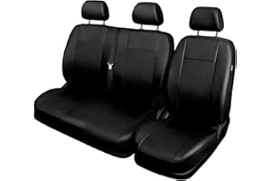 AUTO-DEKOR GSC Kunstleder Sitzbezüge Universal Schonbezüge 1+2 kompatibel mit Mercedes Sprinter