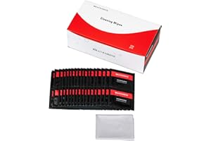 BRAVESHINE [150 Pack] Screen Wipes Cleaning Kit, Screen Cleaner Individually Wrapped, Multi-Purpose Cleaning Wipes for Touchscreen,iPad,Laptop,LCD TV,Monitor,Glasses with Microfibre Cloth