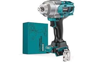 LIVOWALNY Batteridriven slagnyckel 1 200 Nm, borstlös skruvdragare, kompatibel med Makita 18 V litiumbatteri, 4-växlad och LE