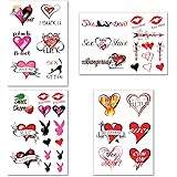 40+ Sexy Naughty Temporary Tattoos for Women Ladies- Adult Fun for Lower Back Legs Arms Butt Stomach