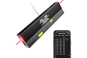 Telemetre Laser 120m Outil de Metre Laser bilatéral, MiLESEEY télémètre Laser avec Faisceau Laser Central, Ruban à Laser Mesure Multifonctionnel avec Niveau d'angle numérique Rechargeable mètre Laser