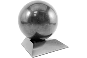 Karelian Heritage Esfera decorativa de piedra Shungite con soporte (3 cm) S164