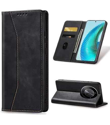 PHINIENLAND Cover per Honor X9b / Honor Magic 6 Lite Case PU Pelle Custodia [Kickstand] [Chiusura magnetica] [Slot per Schede], Portafoglio Flip Custodia per Honor X50 5G,Rosa