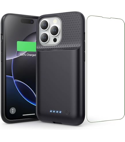 Custodia Con Batteria Per IPhone 15 Pro Max E 15 Plus - Powerbank Portatile 6000mAh, Ricarica Veloce