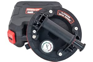 HIGHTOP Ventosa di aspirazione in vetro da 8 pollici con manico in metallo per sollevamento vetro granito