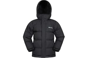 Mountain Warehouse Snow Veste De Ski Pour Enfant - Doudoune À Capuche, Manteau Extra Chaud Pour Enfant, Veste D'Hiver Imperméable