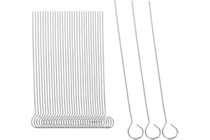 HISDRICUS 30 aghi da 15 cm, Acciaio Inox Resistente All'Arrugginimento - Sostituto Forchette Ago Pinze Grigliata | Spiedini Ago Per Spiedini Ferri Per Spiedini