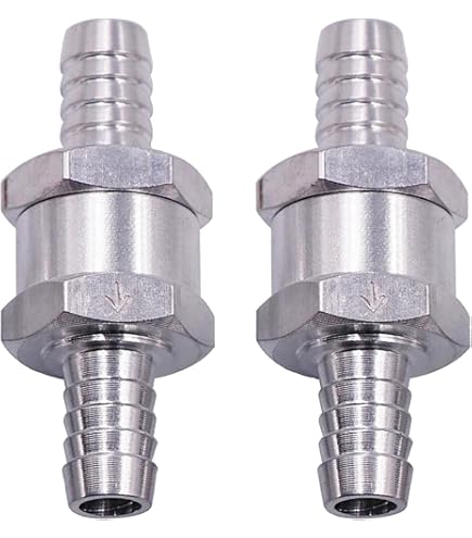 Valvola Di Ritegno Unidirezionale In Lega Di Alluminio - Per Gas, Acqua, Aria, 14mm - Foto 3